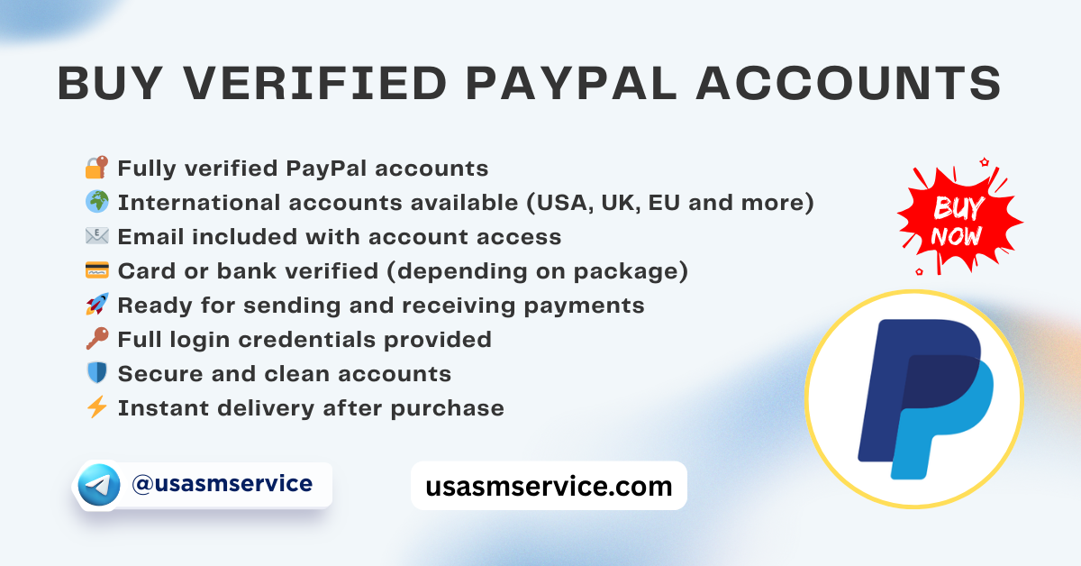 Buy Verified PayPal Account